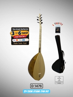 D-1476 39  TEKNE OYMA DUT EFSANE SERİSİ TAM PROFESYONEL KISA SAPLI BAĞLAMA