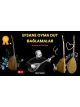 D-1475  42 TEKNE OYMA DUT EFSANE SERİSİ TAM PROFESYONEL KISA SAPLI BAĞLAMA